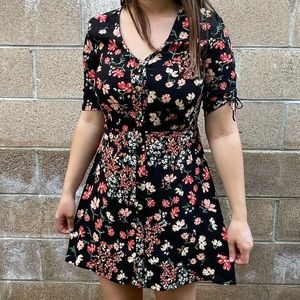H&M Black, Flower Dress